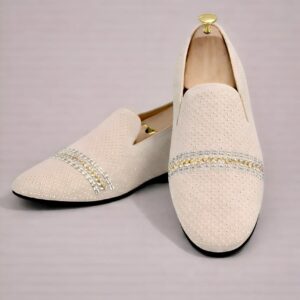 Classense Champagne Crystal Loafers - Image 1