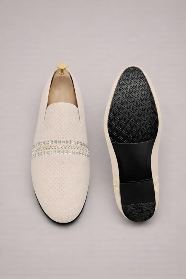 Classense Champagne Crystal Loafers
