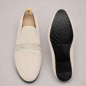 Classense Champagne Crystal Loafers - Image 2