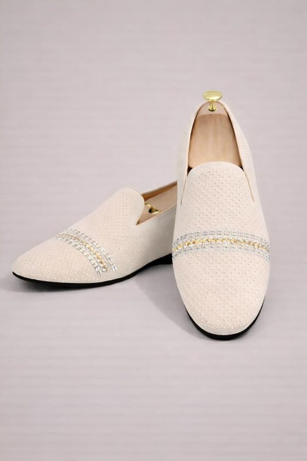 Classense Champagne Crystal Loafers