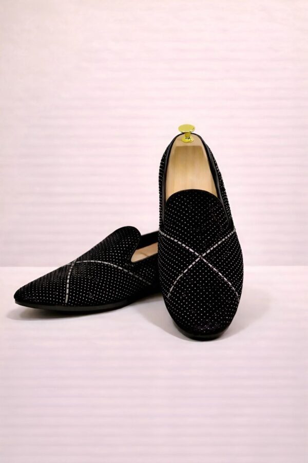 Classense Black Crossline Loafers