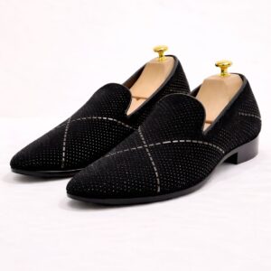 Classense Black Crossline Loafers - Image 2