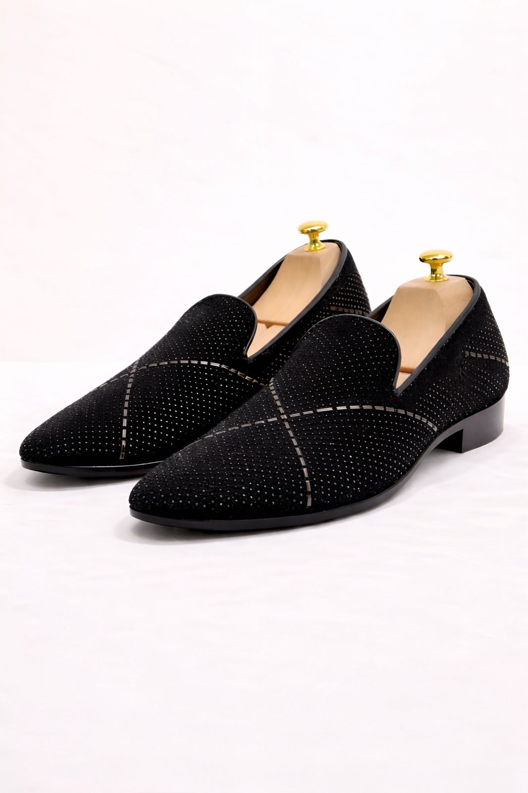 Classense Black Crossline Loafers - Image 2