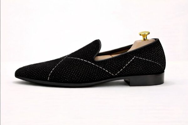 Classense Black Crossline Loafers
