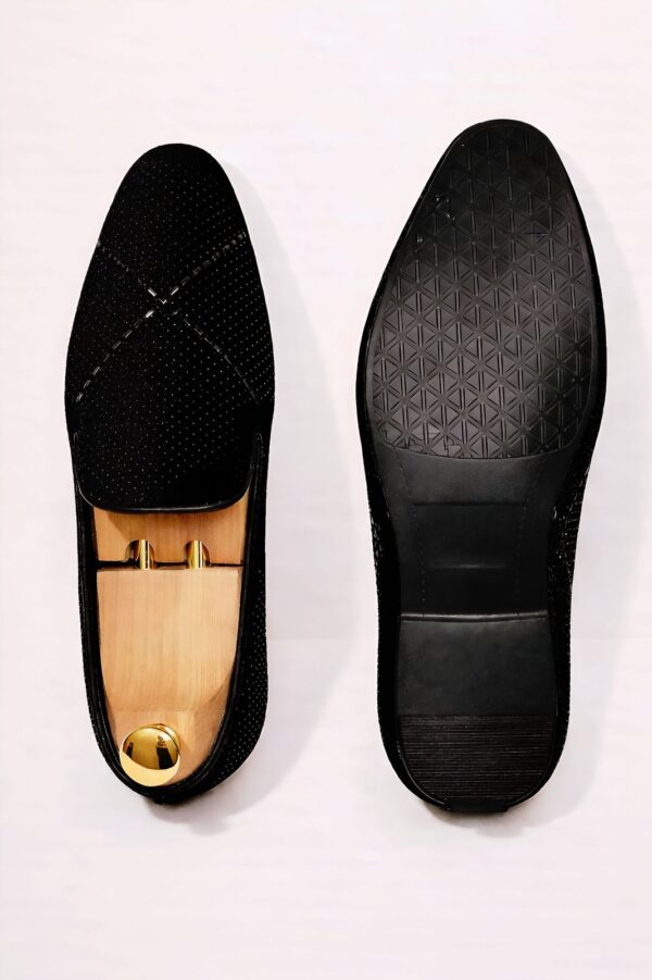 Classense Black Crossline Loafers