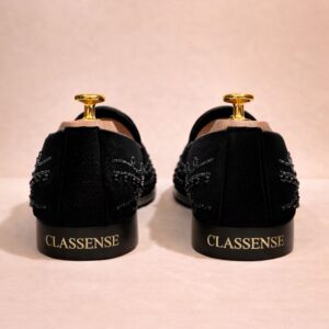 Classense Midnight Black Loafers - Image 4