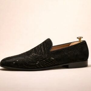 Classense Black Precision Loafers - Image 4